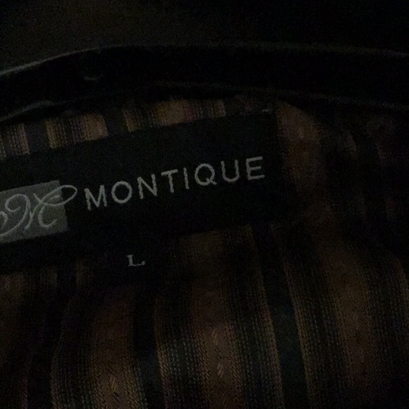 Montique red and blue s polyester suit - Picture 3 of 4